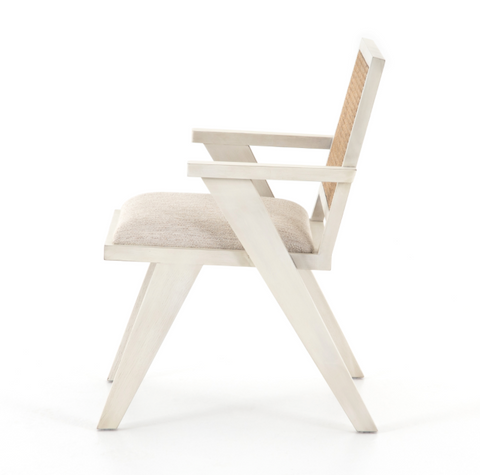 Flora Dining Chair- Distressed Cream