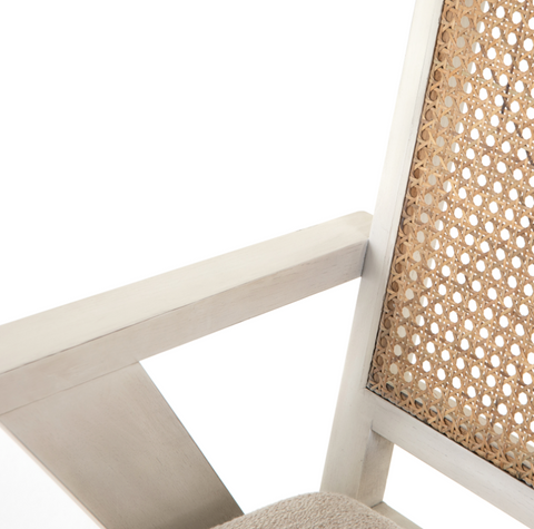 Flora Dining Chair- Distressed Cream