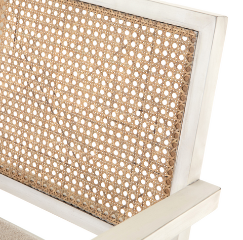 Flora Dining Chair- Distressed Cream