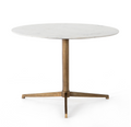 Helen Round Bistro Table - Polished White