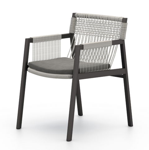 Shuman Outdoor Dining Chair -Charcoal