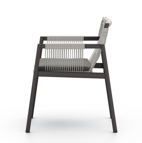 Shuman Outdoor Dining Chair -Charcoal