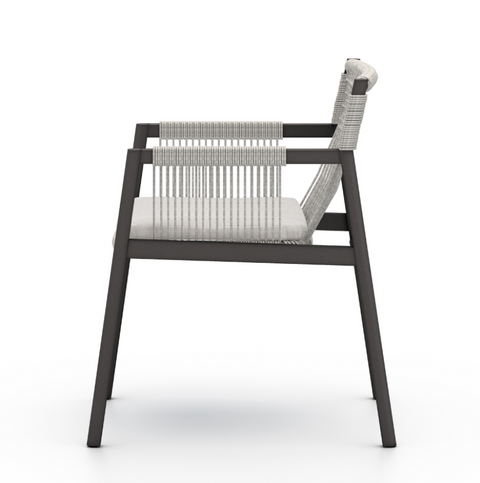 Shuman Outdoor Dining Chair -Stone Grey