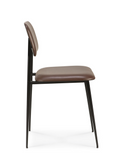 DC dining chair - chocolate leather