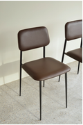 DC dining chair - chocolate leather