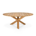 Circle Outdoor Dining Table 54" -Teak - IN STOCK