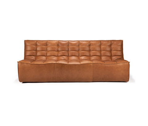 N701 sofa - 3 seater - old saddle
