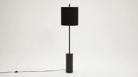 Drum Floor Lamp - Black - IN STOCK