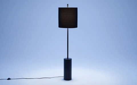 Drum Floor Lamp - Black - IN STOCK