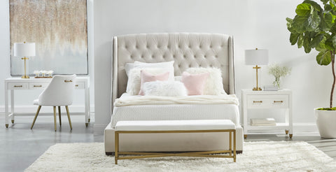 Stella 1-Drawer Nightstand - Matte White