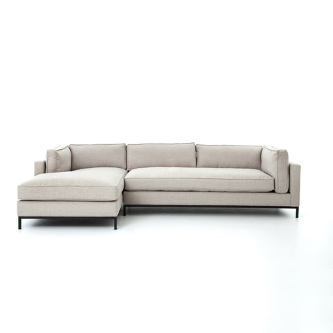 Grammercy 2Pc Chaise Sectional-Bennett Moon