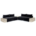 Grant 2Pc Sectional w/ Corner + End Table- Yukas Resin