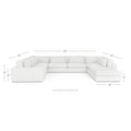 Bloor 7-Pc Sectional W/ Ottoman-Chess Pewter