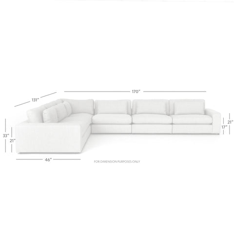 Bloor 6 Pc Sectional - Essence Natural