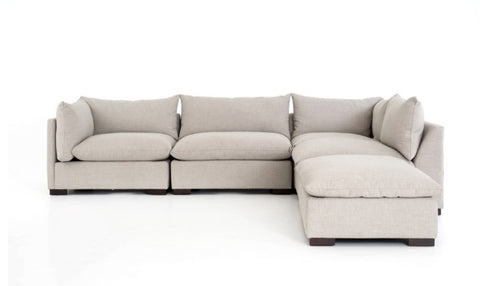Westwood 4Pc LAF Sectional w/ Ottoman-Bennett Moon