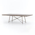 Rocky Dining Table - Bronzed Iron