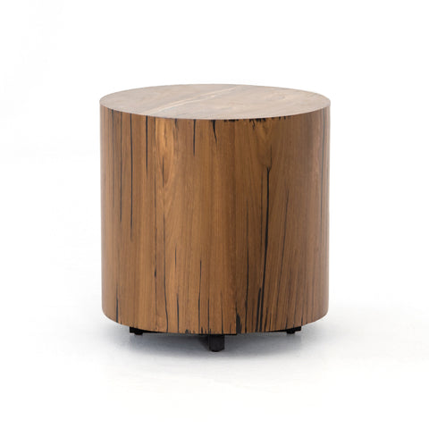 Hudson Round End Table - Natural Yukas