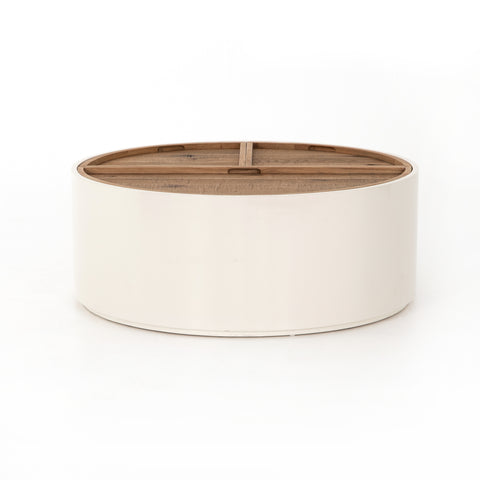 Cas Drum Coffee Table - Cream