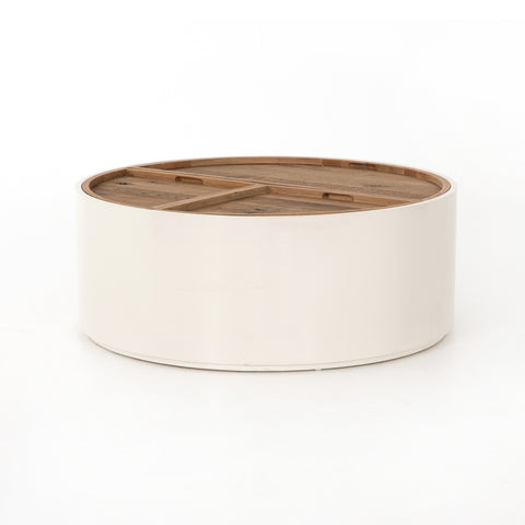 Cas Drum Coffee Table - Cream