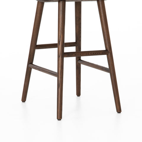 Union Counter Stool -Warm Parawood/Distressed Black