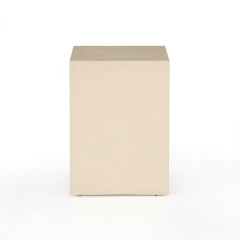 Hugo End Table Parchment White