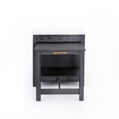Ian Kitchen Island Black Acacia