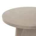 Bowman Outdoor End Table - Grey Concrete