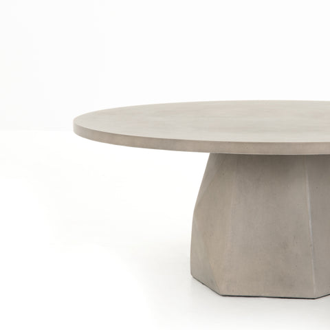 Bowman Outdoor Coffee Table- Grey Concrete