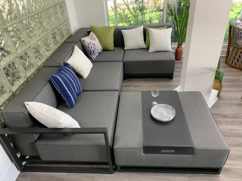 Sensation Indoor Outdoor Modular 5 PC with Ottoman