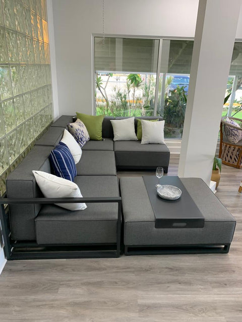 Sensation Indoor Outdoor Modular 5 PC with Ottoman