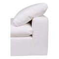 Clay Slipper Chair Livesmart Fabric White