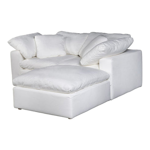 Terra Condo Nook Modular Sectional Livesmart Fabric -Cream White