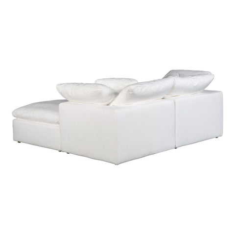 Terra Condo Nook Modular Sectional Livesmart Fabric -Cream White