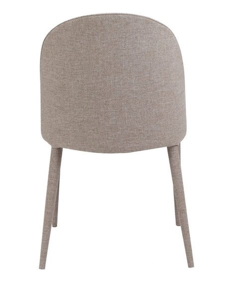 Burton Fabric Dining Chair - Light Grey