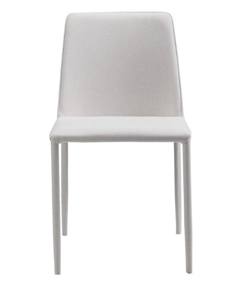 Nora Fabric Dining Chair- White