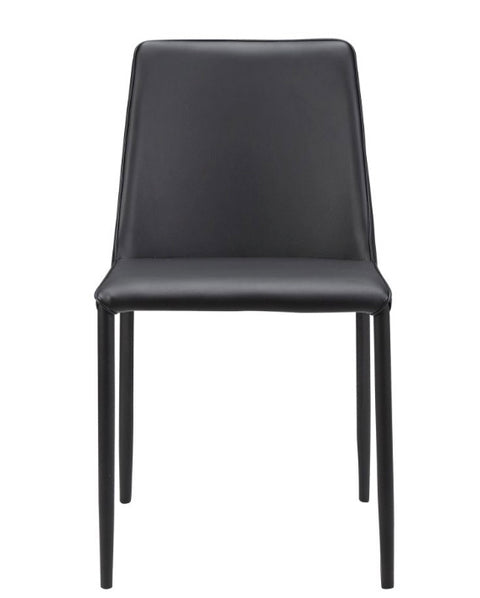 Nora Dining Chair Black Vegan Leather
