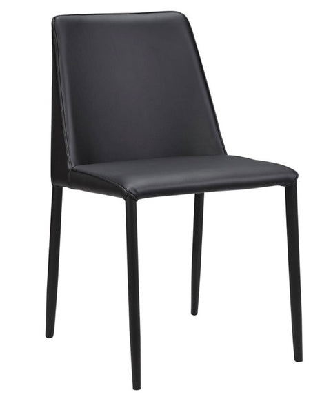 Nora Dining Chair Black Vegan Leather