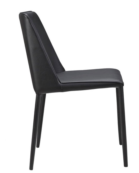 Nora Dining Chair Black Vegan Leather