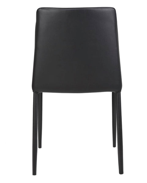Nora Dining Chair Black Vegan Leather