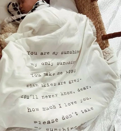 Baby Blanket - You Are My Sunshine
