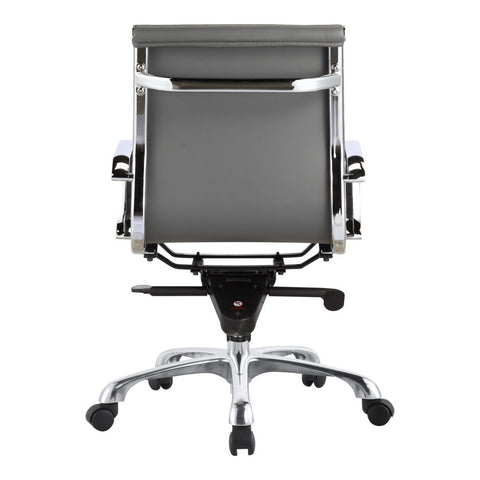 Studio Swivel Office Chair Low Back Grey
