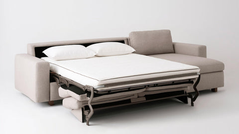 Reva 2-Piece Sectional Sleeper Sofa with Storage Chaise - Fabric