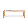 Slice extendable dining table, 71/110" - Oak