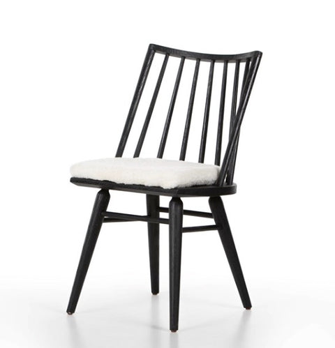 Lewis Windsor Chair W Cs Cream-Black Oak