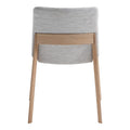 Deco Oak Dining Chair Light Grey