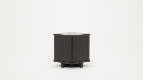 Tambour End Table