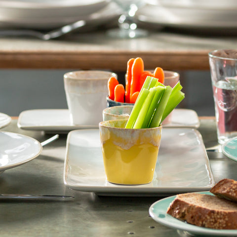 Beja  Rect. tray - 29 cm | 11'' - White & cream