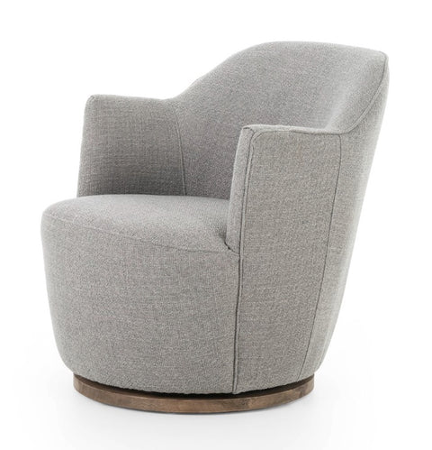 Aurora Swivel Chair - Gibson Silver