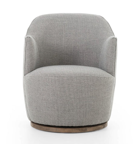 Aurora Swivel Chair - Gibson Silver