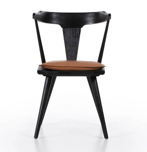 Ripley Dining Chair W Cs Whiskey-Black Oak